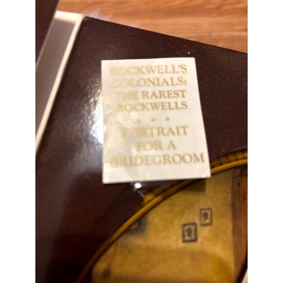 Norman Rockwell Collector Plate "Portrait For A Bridegroom" Signed and numbered - Picture 7 of 16